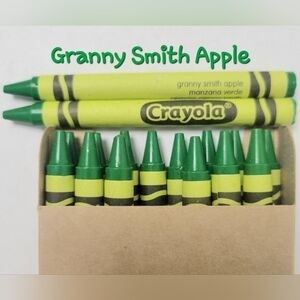16ct Crayola Crayons (Granny Smith Apple) Single Color Bulk Lot